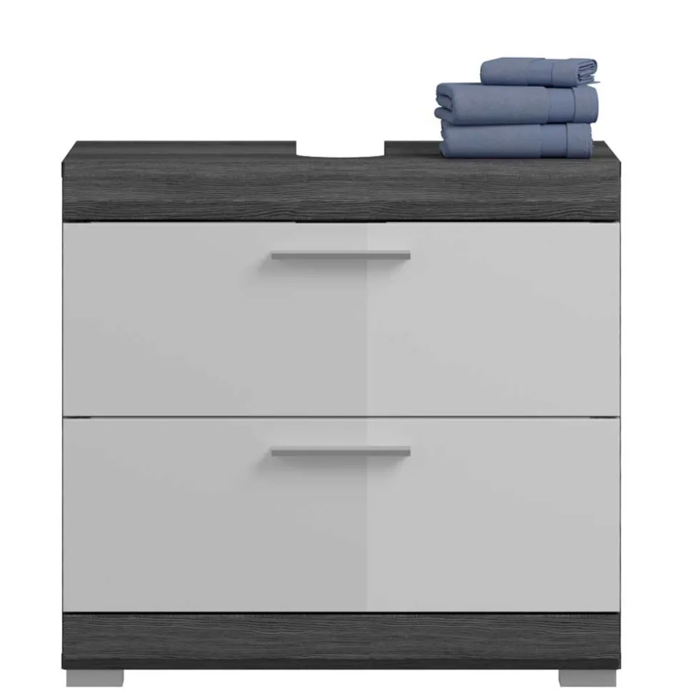 Badmöbel Hochschrank & Beckenschrank & Spiegel - Nancys (dreiteilig)