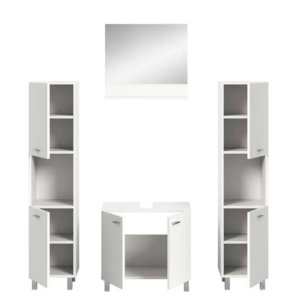 Badmöbel Kombination in Weiß - Harmone (vierteilig)