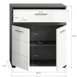 Badmöbel Kombination modern - Chapan (dreiteilig)