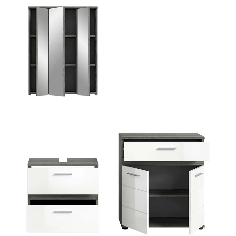 Badmöbel Kombination modern - Chapan (dreiteilig)