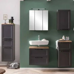 Badmöbel Kombination zweifarbig - Novelya (fünfteilig)