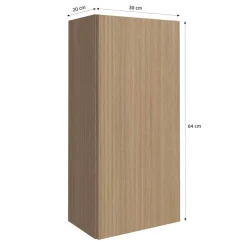 Badmöbel Komplettset in Eiche Hell - Leitha (fünfteilig)