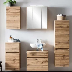 Badmöbel Komplettset in Touchwood - Drumias (fünfteilig)