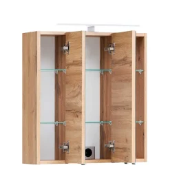 Badmöbel Komplettset in Touchwood - Drumias (fünfteilig)