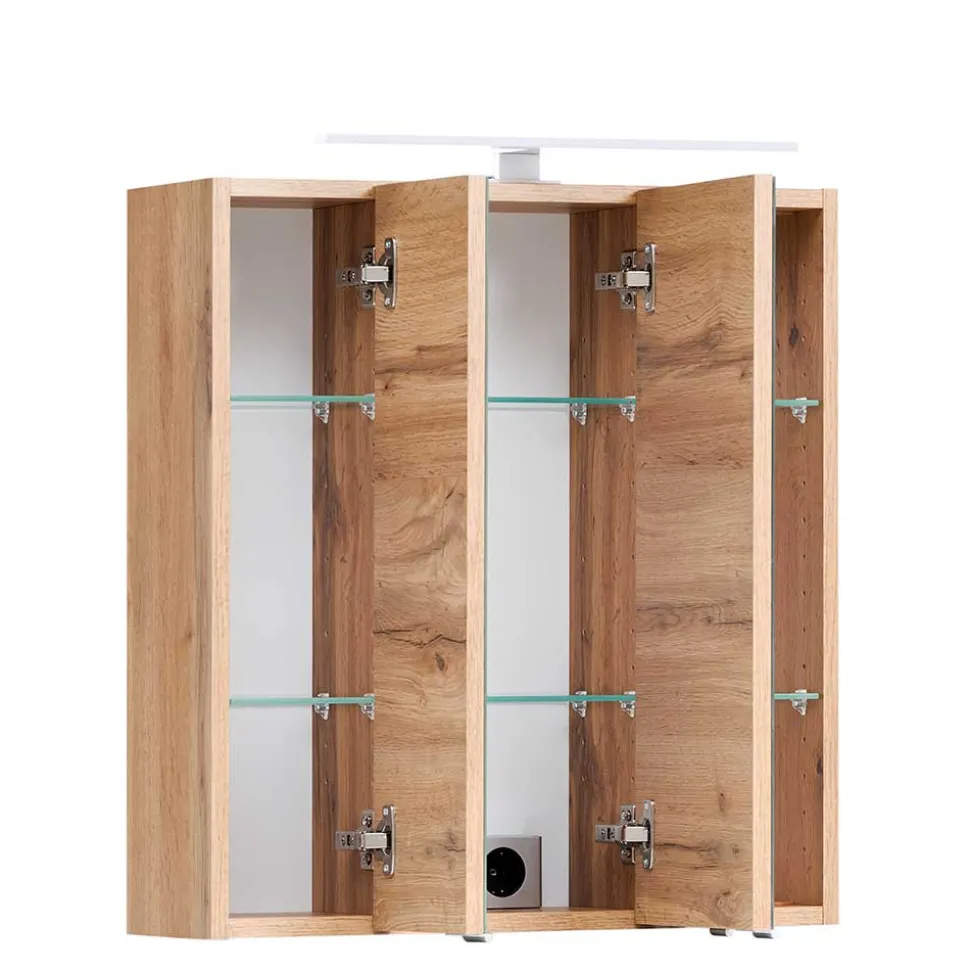 Badmöbel Komplettset in Touchwood - Drumias (fünfteilig)