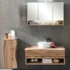 Badmöbel mit Baumkante Optik Set - Tofias (dreiteilig)