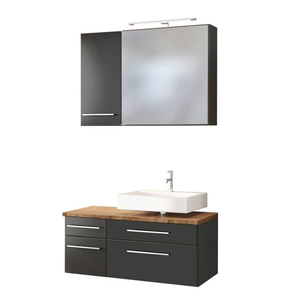 Badmöbel mit Spiegelschrank - Estregos I (dreiteilig)