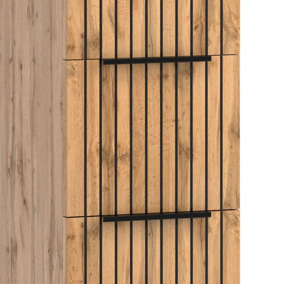 Badmöbel Schränke & Spiegel Set - Crystoga (vierteilig)