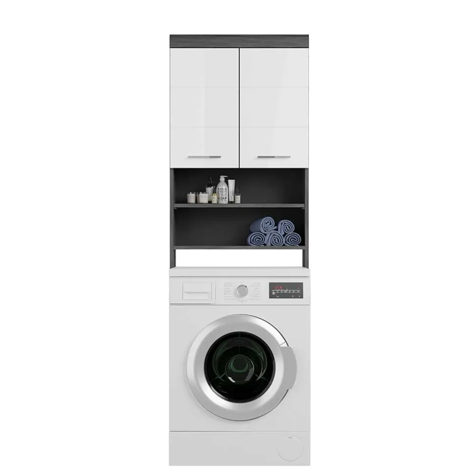 Badmöbel Set mit Waschmaschinenschrank - Nancys (vierteilig)