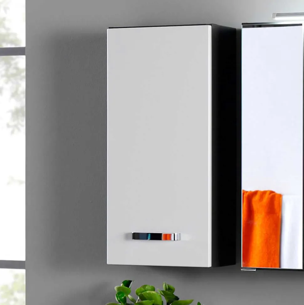 Badmöbel Set Tiamos in Weiß Hochglanz (fünfteilig)