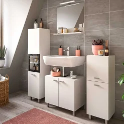 Badmöbel-Kombi in Weiß - Harmone (vierteilig)