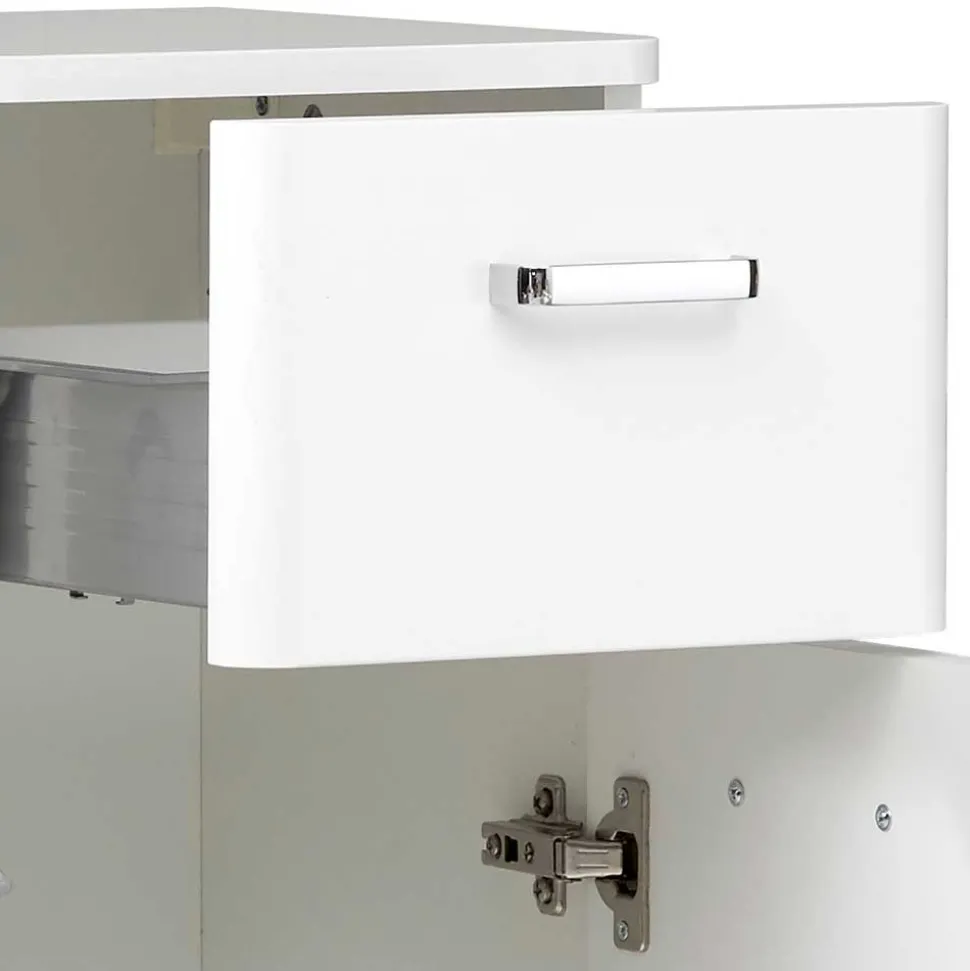 Badmöbel-Kombination in Weiß - Yennja (vierteilig)