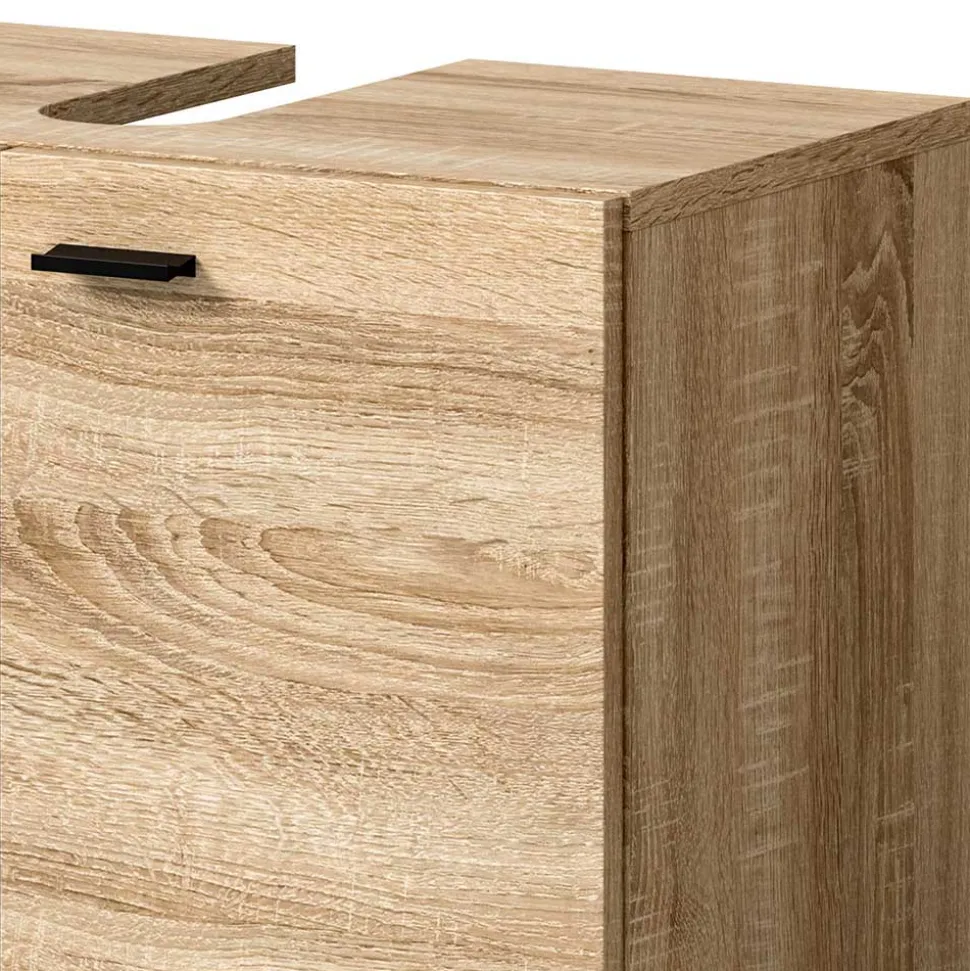 Badmöbel-Set in Sonoma-Eiche - Hoxtona (dreiteilig)