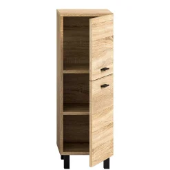 Badmöbel-Set in Sonoma-Eiche - Hoxtona (dreiteilig)