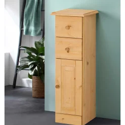Badschrank aus Kiefer Massivholz - Vlarenzo