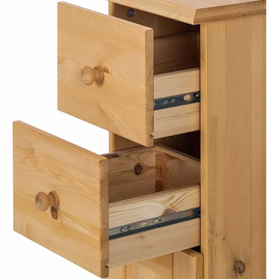 Badschrank aus Kiefer Massivholz - Vlarenzo