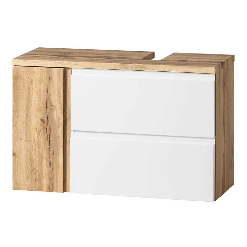 Badschrank für Waschbecken in der Größe 85x59x35 cm - Eight