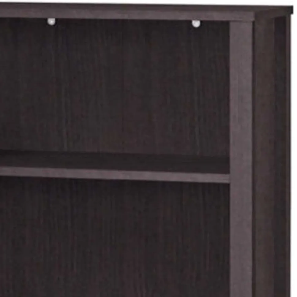 Badschrank in Holzoptik Dunkelbraun - Lucan