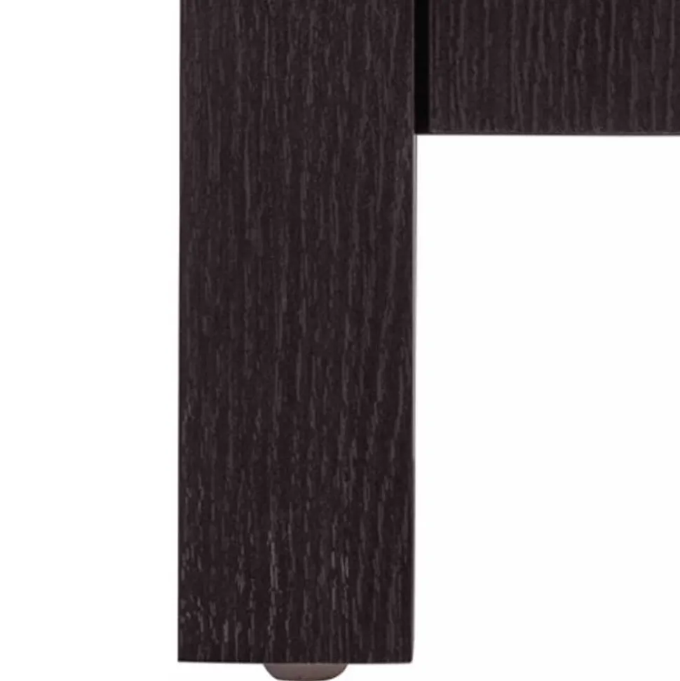 Badschrank in Holzoptik Dunkelbraun - Lucan