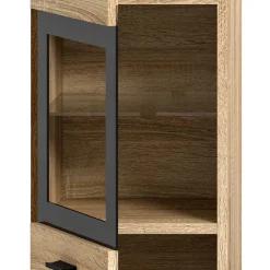 Badschrank mit Glaseinsatz - Hoxtona
