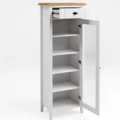 Badschrank mit Glastür im Landhausstil - Sibiuta