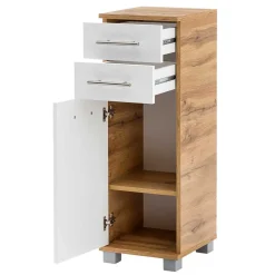 Badschrank mit Tür & zwei Schubladen - Kristiv