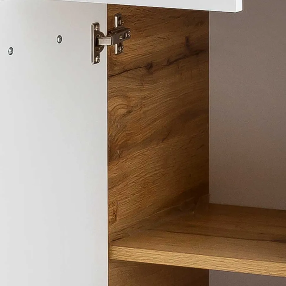 Badschrank mit Tür & zwei Schubladen - Kristiv