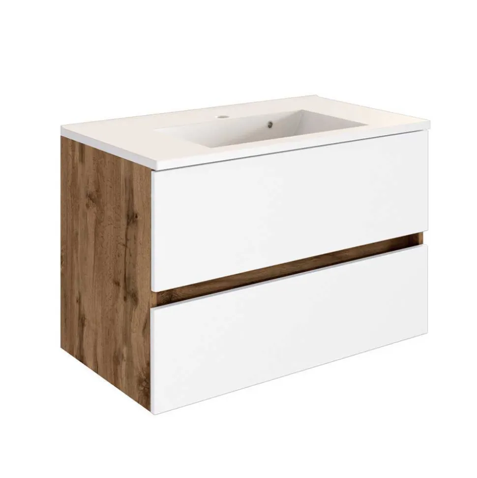 Badschrank Set komplett - Maklesa (fünfteilig)