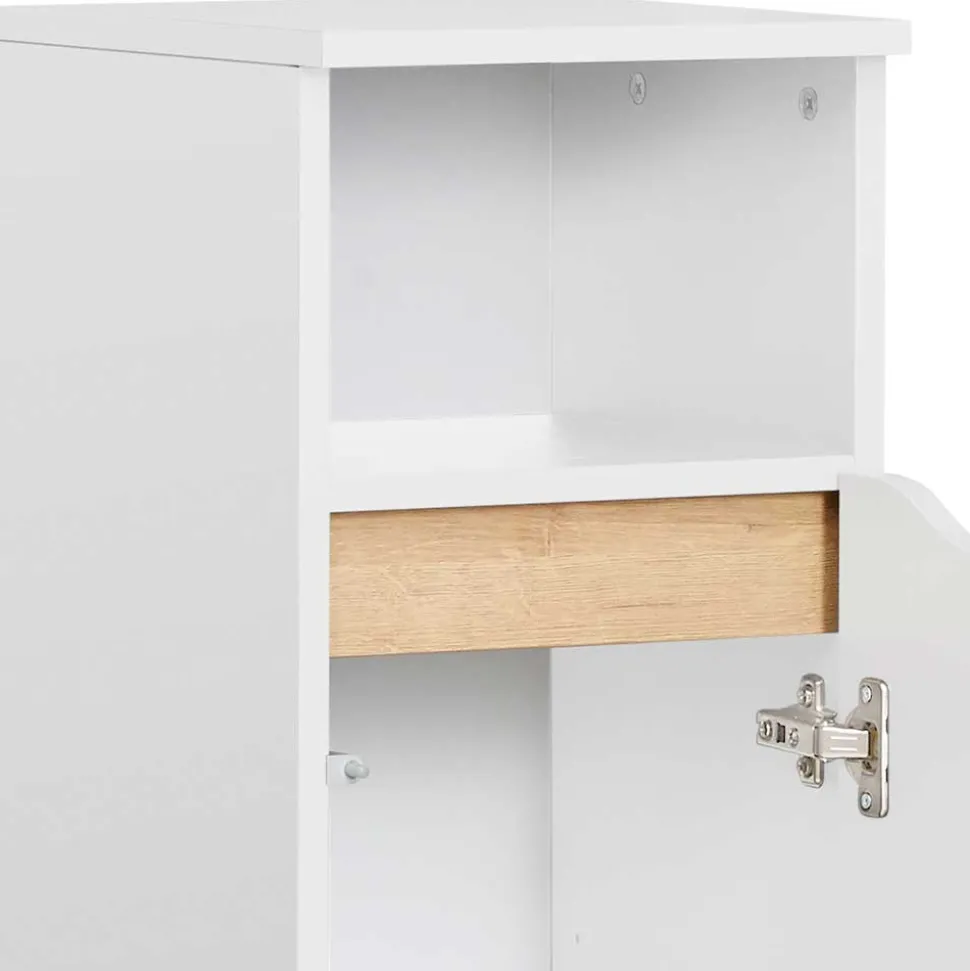 Bad-Unterschrank mit Fach und Tür - Zenata