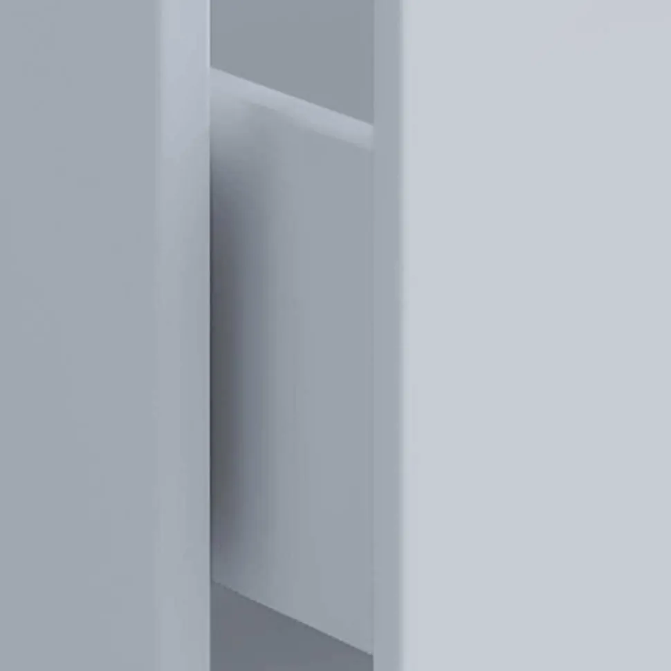 Bad-Waschplatz für die Wand in Weiß - Ipsum (zweiteilig)