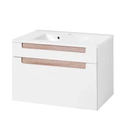 Bad-Waschtisch Tymos in Weiß