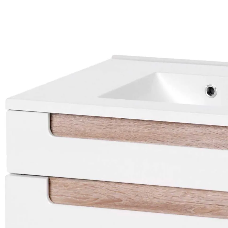 Bad-Waschtisch Tymos in Weiß