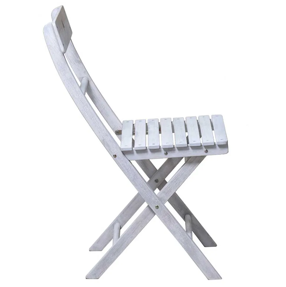 Balkon Sitzgruppe in Grey Wash - Paisly (dreiteilig)