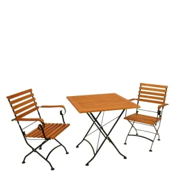 Balkon Tischgarnitur klappbar - Otrando (dreiteilig)