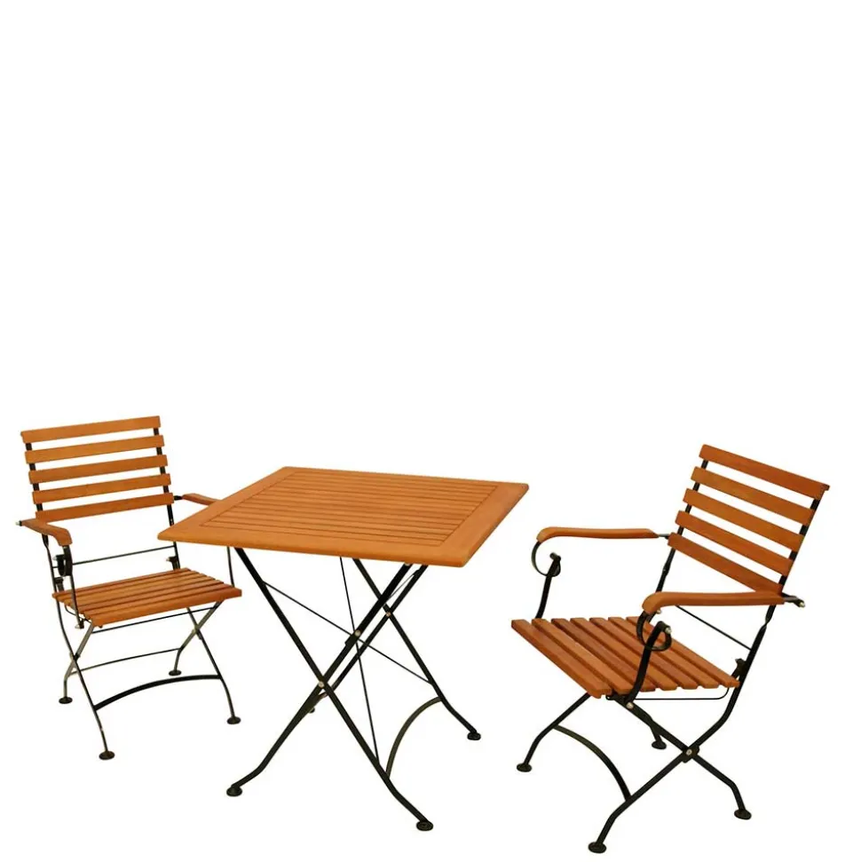 Balkon Tischgarnitur klappbar - Otrando (dreiteilig)