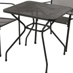 Balkonmöbel Set in Anthrazit - Coritanta (dreiteilig)