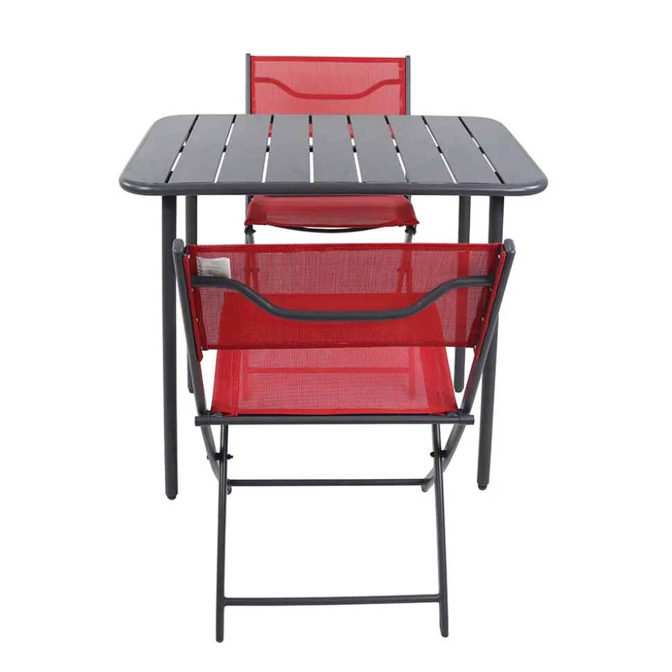 Balkontisch & Klappstühle Set - Maximilian (dreiteilig)