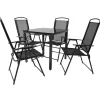 Balkon-Tischgruppe für 4 Personen - Crimas (fünfteilig)