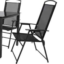 Balkon-Tischgruppe für 4 Personen - Crimas (fünfteilig)