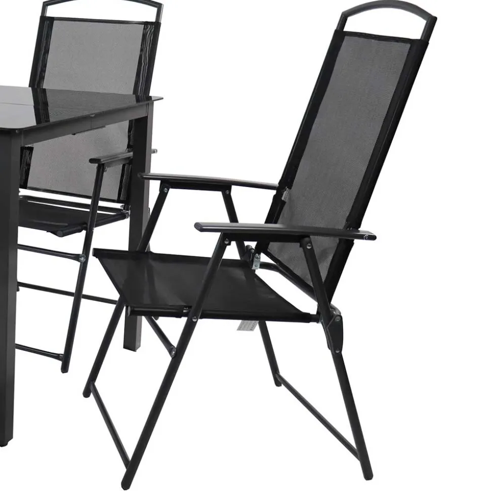 Balkon-Tischgruppe für 4 Personen - Crimas (fünfteilig)