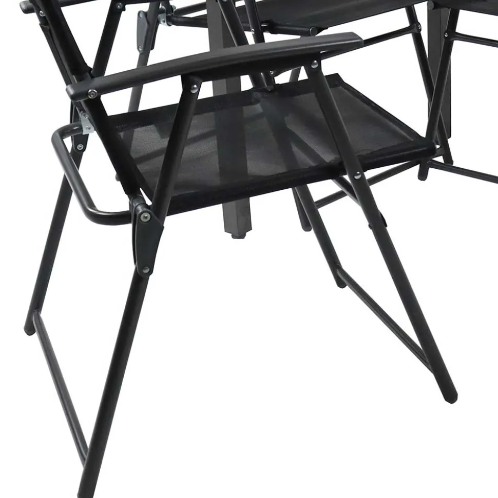 Balkon-Tischgruppe für 4 Personen - Crimas (fünfteilig)