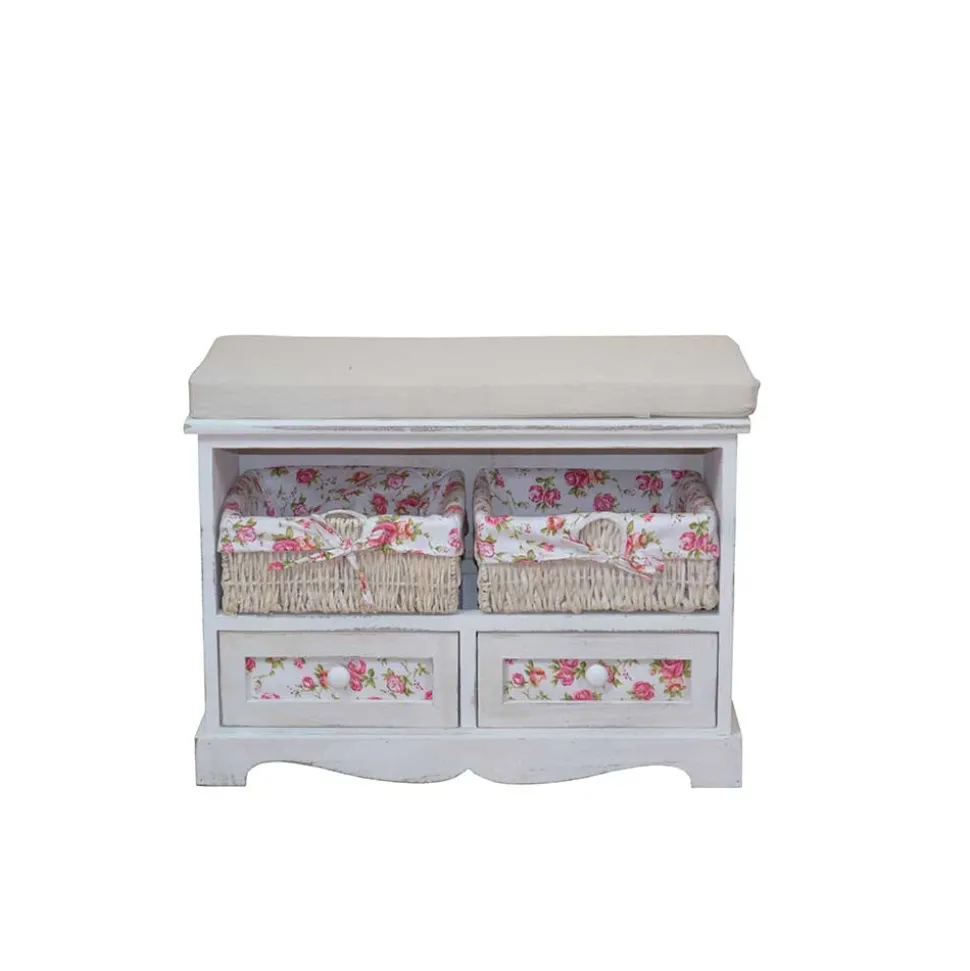 Bankkommode Bahama in Weiß