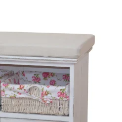 Bankkommode Bahama in Weiß