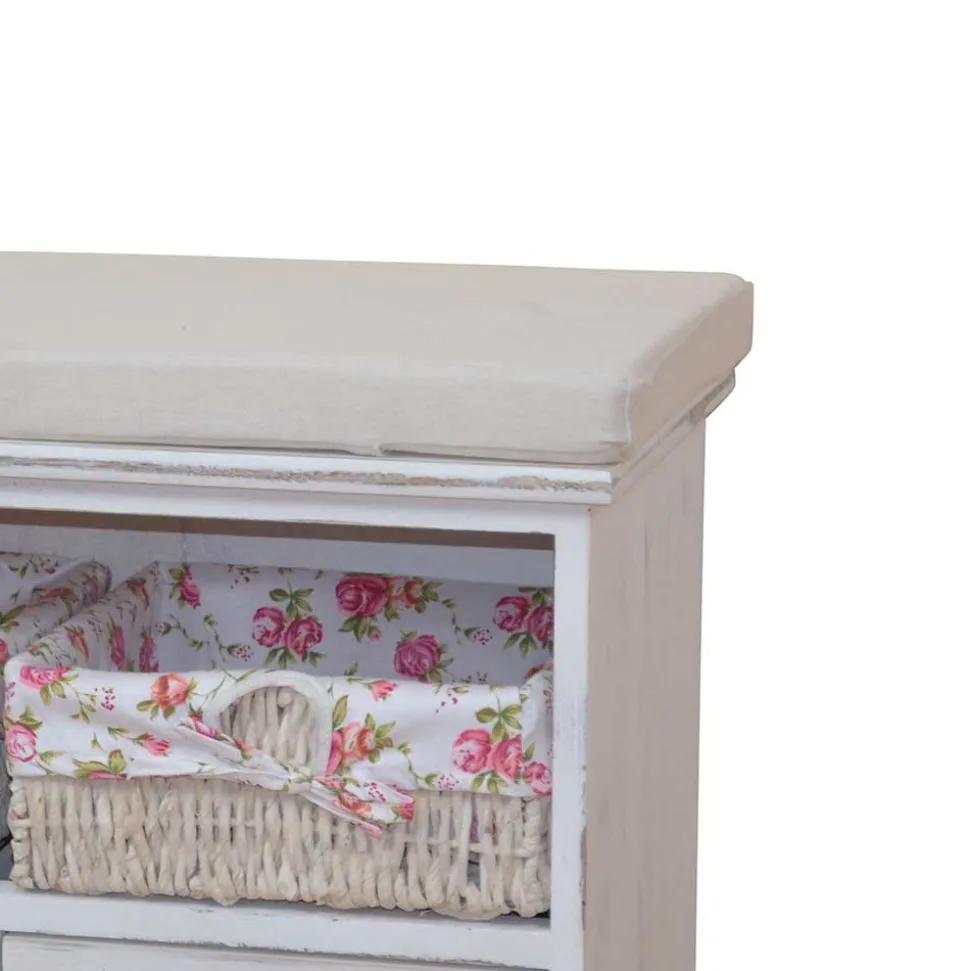 Bankkommode Bahama in Weiß