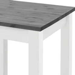 Bar Tischgruppe in Weiß und Grau - Mantryna (dreiteilig)