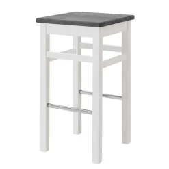 Bar Tischgruppe in Weiß und Grau - Mantryna (dreiteilig)