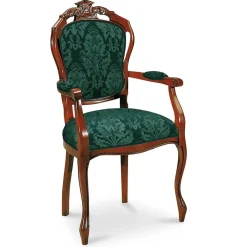 Barock Esszimmerstuhl mit Armlehnen - Vennezo