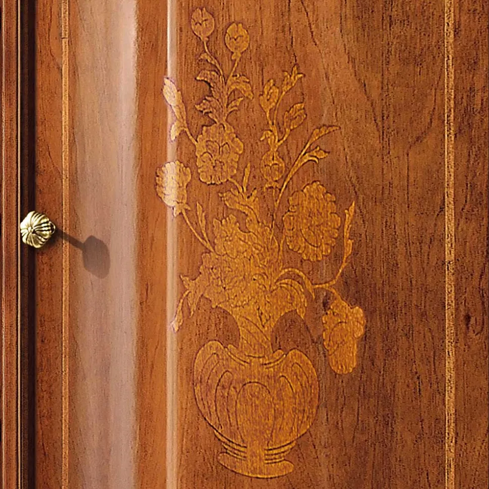 Barock Kombi-Kommode in Nussbaumfarben - Motiz