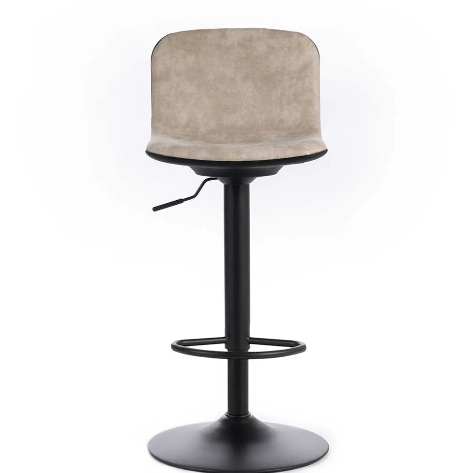 Barstühle mit gepolsterter Rückenlehne - Xivadro (2er Set)