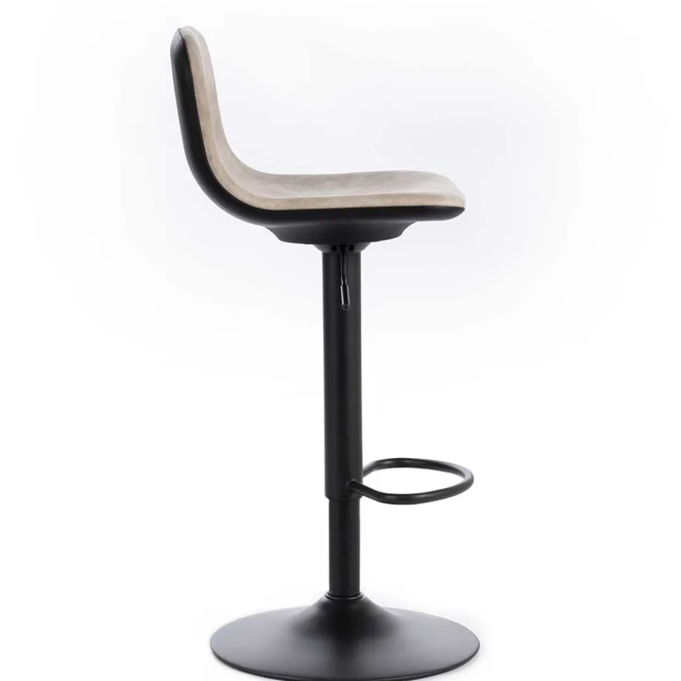 Barstühle mit gepolsterter Rückenlehne - Xivadro (2er Set)